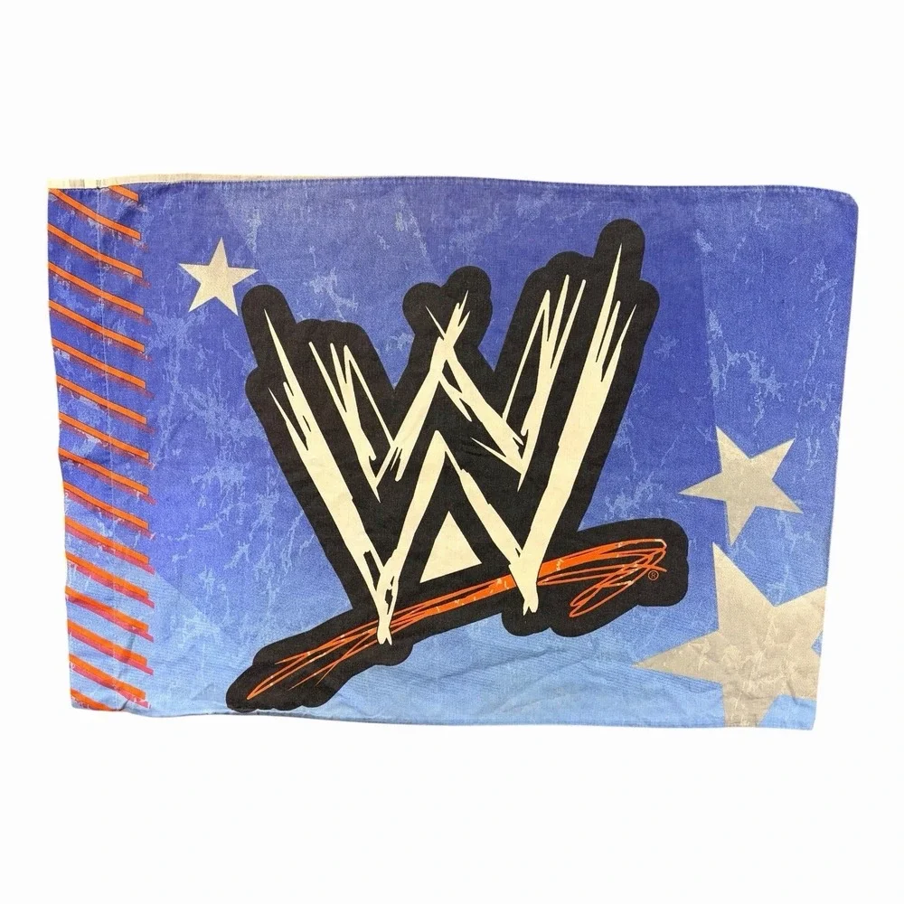 WWE John Cena Triple H Ringside Reversible Pillowcase 2008 Nostalgic Memorabilia